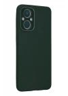 Oppo Reno 7 Lite Kılıf Lansman Glass Kapak - Koyu Yeşil