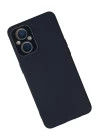 Oppo Reno 7 Lite Kılıf Lansman Glass Kapak - Lacivert