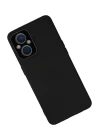 Oppo Reno 7 Lite Kılıf Lansman Glass Kapak - Siyah