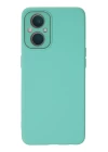 Oppo Reno 7 Lite Kılıf Lansman Glass Kapak - Turkuaz