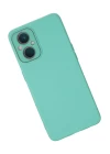 Oppo Reno 7 Lite Kılıf Lansman Glass Kapak - Turkuaz