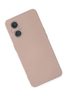 Oppo Reno 7 Lite Kılıf Nano içi Kadife Silikon - Pudra