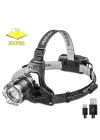 PeakStar PS-8002 Sensörlü Zoomlu Profesyonel Şarjlı Kafa Lambası