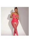 Pembe Fantezi Kadın Seksi  Vücut Çorabı