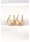 Pirinç Gold Renk Bombeli Küpe - TJ-BKP8878