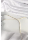 Pirinç Gold Renk Su Yolu Zirkon Taşlı Kadın Şahmeran - TJ-SN609