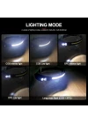 PS-001 5 Aydınlatma Modlu COB LED Sensörlü USB Şarj  Edilebilir Dahili Pilli Kafa Lambası