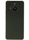 Realme 11 Pro Kılıf Nano içi Kadife Silikon - Koyu Yeşil