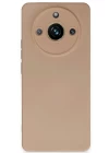 Realme 11 Pro Kılıf Nano içi Kadife Silikon - Pudra