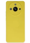 Realme 11 Pro Kılıf Nano içi Kadife Silikon - Sarı