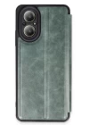 Realme 12 Lite Kılıf Flip Cover - Koyu Yeşil