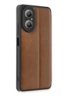Realme 12 Lite Kılıf Flip Cover - Taba