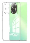 Realme 12 Lite Kılıf Lüx Şeffaf Silikon
