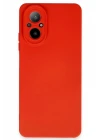 Realme 12 Lite Kılıf Nano içi Kadife Silikon - Kırmızı