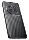 Realme 12 Pro Plus Kılıf Auto Focus Karbon Kapak - Siyah