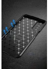 Realme 7 Kılıf Auto Focus Karbon Kapak - Lacivert
