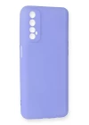 Realme 7 Kılıf First Silikon - Lila