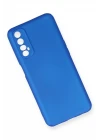 Realme 7 Kılıf First Silikon - Mavi