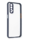 Realme 7 Kılıf Miami Şeffaf Silikon - Gri