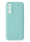 Realme 7 Kılıf Nano içi Kadife Silikon - Turkuaz