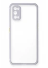Realme 7 Pro Kılıf Miami Şeffaf Silikon - Lila