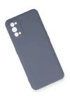 Realme 7 Pro Kılıf Nano içi Kadife Silikon - Gri