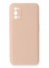 Realme 7 Pro Kılıf Nano içi Kadife Silikon - Pudra