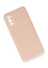 Realme 7 Pro Kılıf Nano içi Kadife Silikon - Pudra