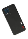 Realme 8 Kılıf Loop Deri Silikon - Siyah