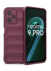 Realme 9 Pro 5G Kılıf Optimum Silikon - Bordo