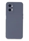 Realme 9i 4G Kılıf Nano içi Kadife Silikon - Gri