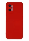 Realme 9i 4G Kılıf Nano içi Kadife Silikon - Kırmızı