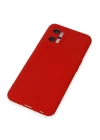Realme 9i 4G Kılıf Nano içi Kadife Silikon - Kırmızı