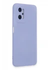 Realme 9i 4G Kılıf Nano içi Kadife Silikon - Lila