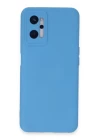 Realme 9i 4G Kılıf Nano içi Kadife Silikon - Mavi