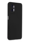 Realme 9i 4G Kılıf Nano içi Kadife Silikon - Siyah