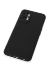 Realme 9i 4G Kılıf Nano içi Kadife Silikon - Siyah