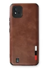 Realme C11 2021 Kılıf Loop Deri Silikon - Kahverengi