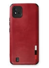 Realme C11 2021 Kılıf Loop Deri Silikon - Kırmızı