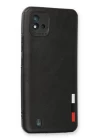 Realme C11 2021 Kılıf Loop Deri Silikon - Siyah
