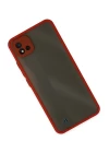 Realme C11 2021 Kılıf Montreal Silikon Kapak - Kırmızı