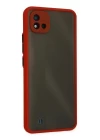 Realme C11 2021 Kılıf Montreal Silikon Kapak - Kırmızı