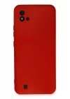 Realme C11 2021 Kılıf Nano içi Kadife Silikon - Kırmızı