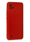 Realme C11 2021 Kılıf Nano içi Kadife Silikon - Kırmızı
