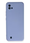 Realme C11 2021 Kılıf Nano içi Kadife Silikon - Lila