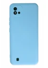 Realme C11 2021 Kılıf Nano içi Kadife Silikon - Mavi