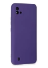 Realme C11 2021 Kılıf Nano içi Kadife Silikon - Mor