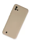 Realme C11 2021 Kılıf Nano içi Kadife Silikon - Pudra