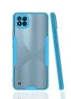 Realme C11 2021 Kılıf Platin Silikon - Mavi
