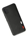 Realme C11 Kılıf Loop Deri Silikon - Siyah